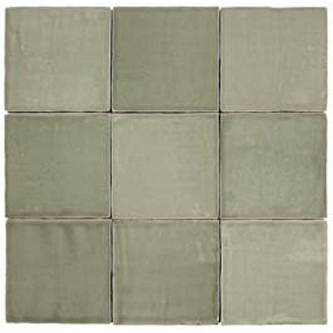 ÉCHANTILLON Ceralto Nordico Line Carreau mural 13x13cm 8.5mm pâte blanche Verde SW914459