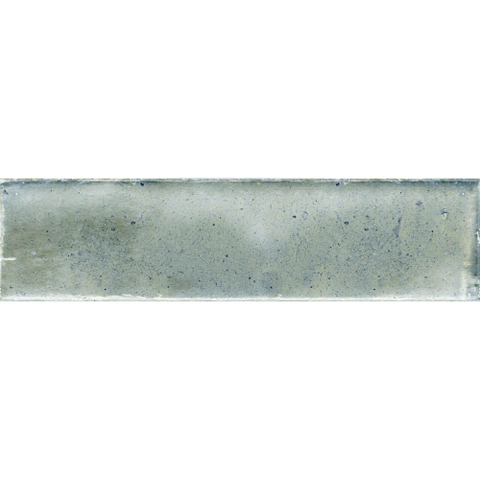 SAMPLE Terravito Giavelo wand- en vloertegel - 6x24.6cm - 8.4mm - Rechthoek - Overig - glans groen - Sage SW1602001