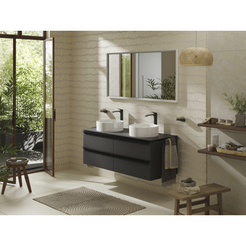 Hansgrohe Xuniva S Waskom - 40x40cm - rond - zonder kraangat - zonder overloop - smartclean - glans wit SW995511