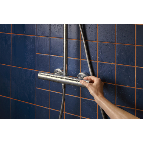 Hansgrohe Activera S - showerpipe - 240 - 1jet - ecosmart+ - met Ecostat Fine Varia - hoogglans chroom SW1388135