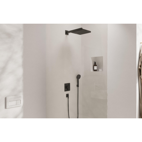 Hansgrohe Pulsify E set de douche encastré - 26cm - brushed black chrome (noir) SW1566610