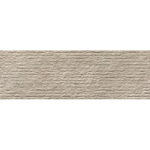 ÉCHANTILLON Terravito Elzino Carrelage mural - 25x75cm - rectifié - Aspect pierre naturelle - Grey mat (gris) SW1221664