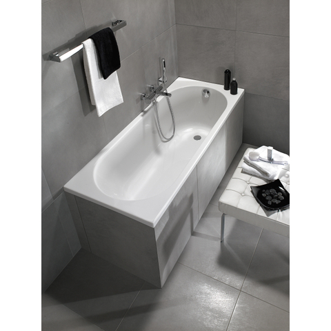 Villeroy & Boch O.novo kunststof bad acryl rechthoekig - 170x75x47cm - zonder poten - glans wit 0930604