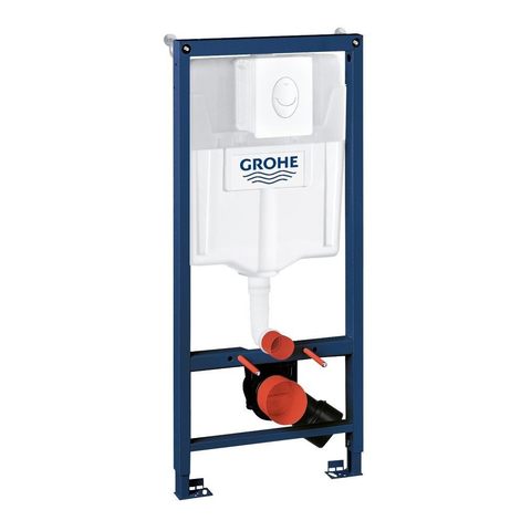 Grohe Rapid SL WC-element - met GD-2 reservoir - met Skate Air bedieningsplaat - 113cm - voor wand- of systeemwandmontage SW67979