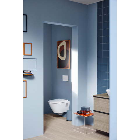 Duravit D-Neo wandtoilet zonder zitting 37x48x40cm Wit Hoogglans SW640515