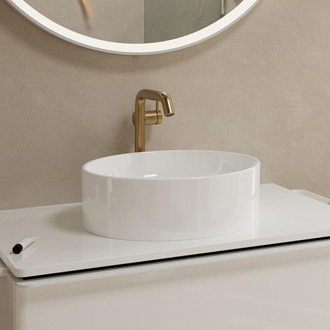 Hansgrohe Tecturis s Eengreeps wastafelkraan - 240 Fine - coolstart - voor waskommen - met afvoerplug - geborsteld brons SW918645