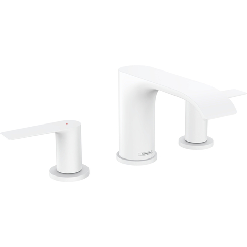 Hansgrohe VIVENIS Wastafelmengkraan - 90 met pop-up trekwaste - mat wit SW642506
