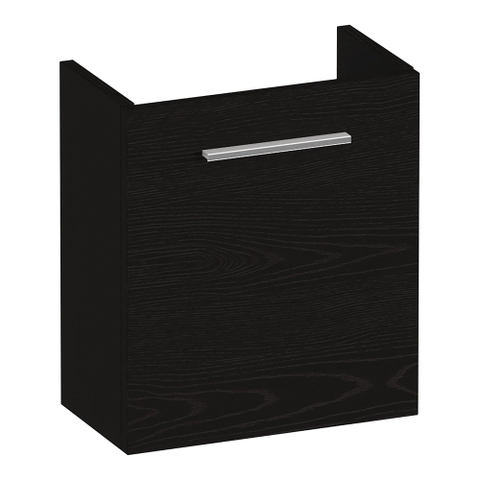 BRAUER Trust meuble sous lave-mains - 40x45x22cm - porte ouverture à gauche - hors poignée rapportée - Timber Black SW1203820