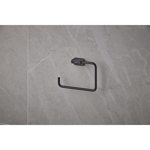 Hansgrohe AddStoris Q handdoekring - mat zwart SW651115