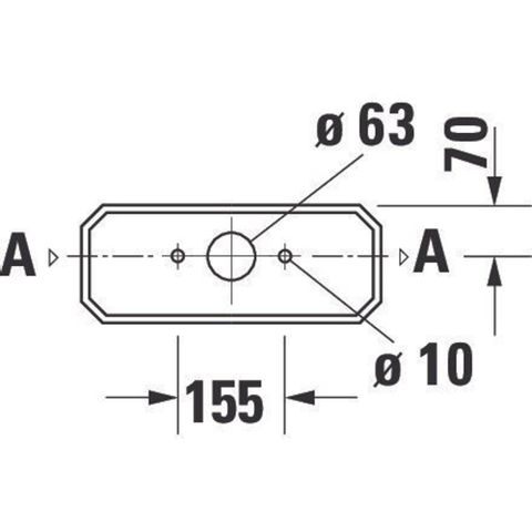 Duravit Serie 1930 Reservoir - 42x36x17cm - dualflush - inclusief Binnenwerk - wit 0293334
