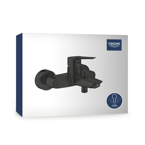 Grohe Start Badkraan - omstel - koppelingen HOH 15cm - matte black (mat zwart) SW924868