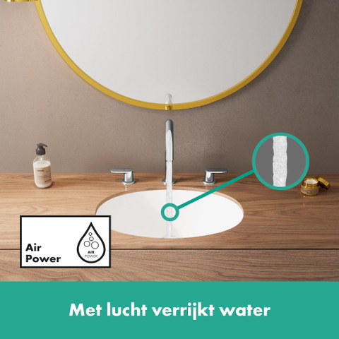 Hansgrohe Vernis Blend wastafelkraan - 166 met waste - hoogglans chroom SW651474