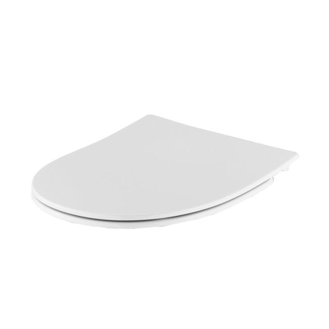 Plieger Zano closetzitting Slim met deksel met softclose en lift-off voor wandcloset Zano en Zano Compact wit SW108183