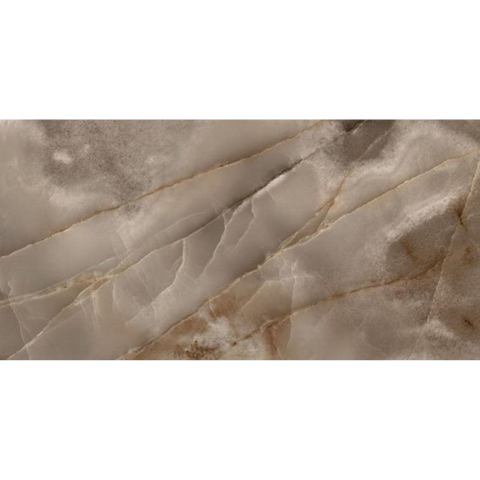 SAMPLE Ceralto Alabro Vein Vloer- en wandtegel 60x120cm 6mm gerectificeerd porcellanato Choco SW912346