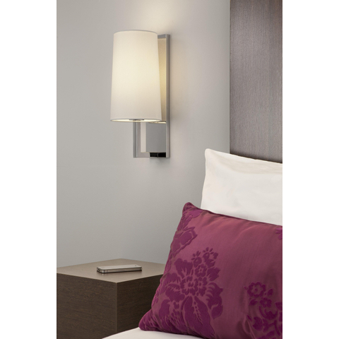 Astro Riva 350 Applique murale 35x8x10cm IP44 douille E27 chrome SW75678