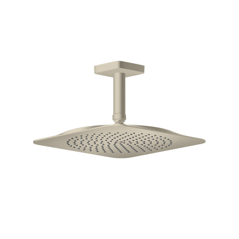 AXOR Citterio C douche de tête - 27x27cm - avec raccord plafond - brushed nickel (inox) SW1152038