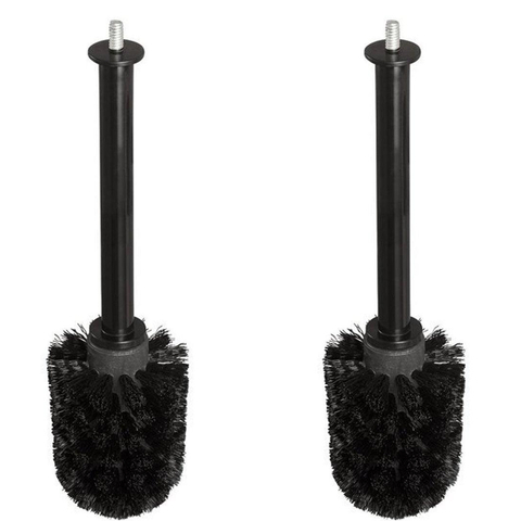 Geesa Hotel tête de brosse avec connecteur noir (2 pièces) SW773192