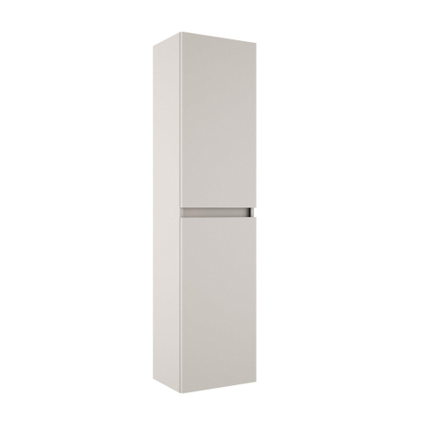 Saniclass Chaci Armoire haute - 140x35x27cm - 2 portes - coton mat (beige) SW1212784