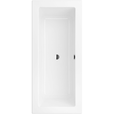Villeroy & Boch Legato kunststof duobad acryl rechthoekig 170x70x48cm zonder poten wit 1025202