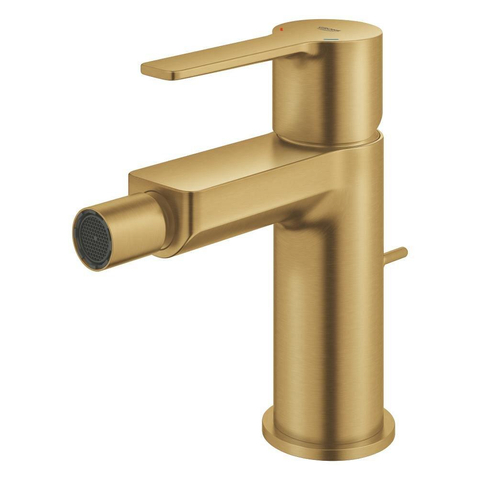 GROHE Lineare New bidetkraan - s-size - met waste - geborsteld cool sunrise (goud) SW1477541