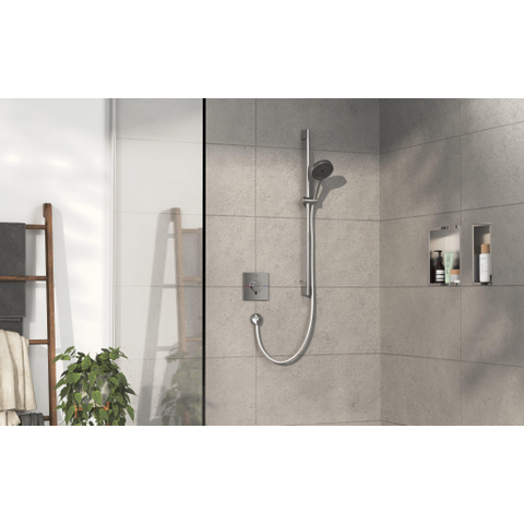 Hansgrohe ShowerSelect Comfort E Thermostaat - inbouw - 1 functie - hoogglans chroom SW918023