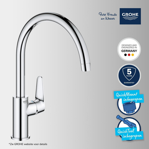 GROHE start curve Robinet de cuisine - haut - chrome SW706422