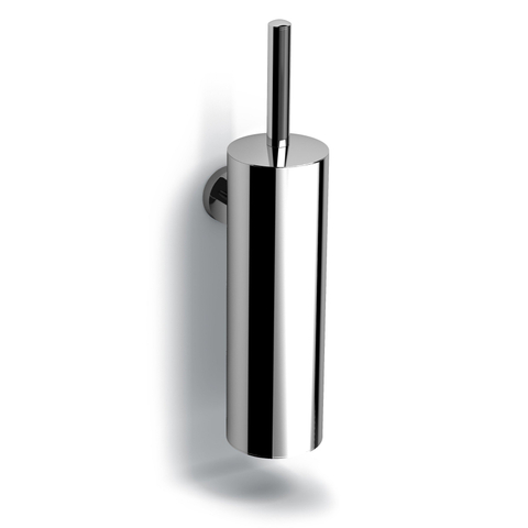 Clou InBe Ensemble porte-balai de toilettes 8x35.7cm montage mural chrome SW9806