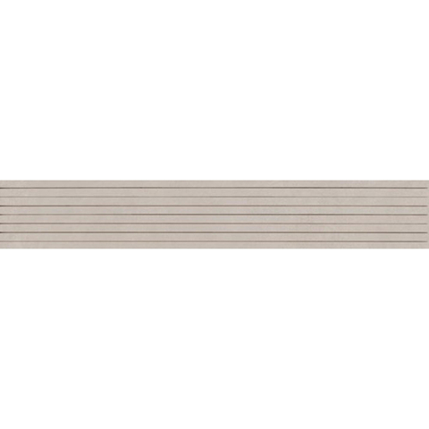 Ceralto Briano Mini Carreau mural - 120x20cm - 6.0mm - rectifié - Béton SW1431045