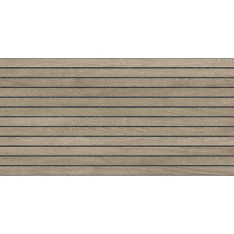 Ceralto Ravello Oak Décor-latte - 60x120cm - 8.2mm - rectifié - Aural noir SW1242658