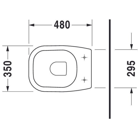 Duravit D-code Closet staand - 480mm - diepspoel horizontale afv - wit 0315134