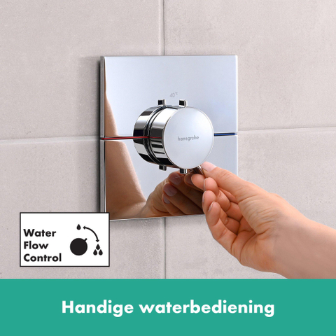 Hansgrohe ShowerSelect Comfort E Thermostaat - inbouw - hoogglans chroom SW918074