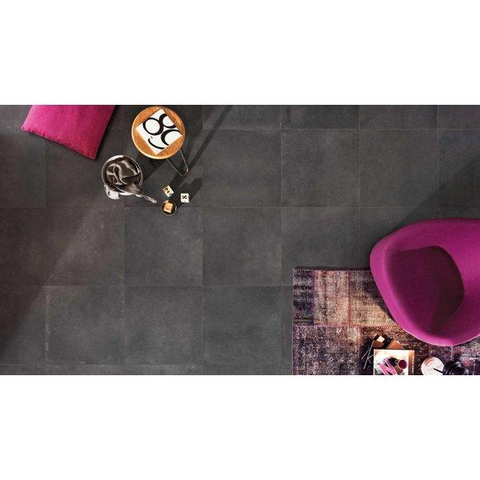 ÉCHANTILLON Ceralto Quinto Grain Carreau de sol et de mur 60x60cm 9.5mm rectifié R10 grès cérame Crossing Anthracite SW976411