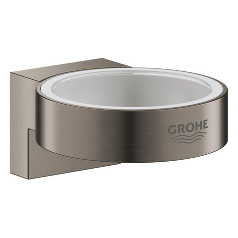 Grohe Selection Wandhouder - voor zeepdispenser/glas - brushed hard graphite (antraciet) SW444152