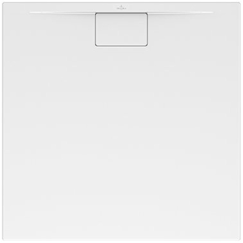 Villeroy & Boch Architectura Metalrim douchebak acryl vierkant - 90x90x4.8cm - White Alpine (glans wit) 1024772