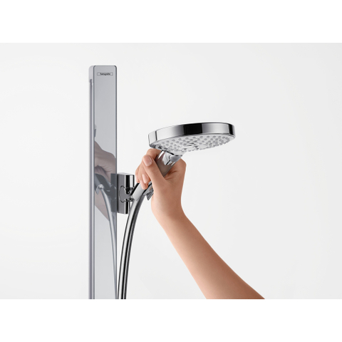 Hansgrohe Raindance Select S Unica - doucheset - glijstang - Raind. - select S - 120 - 3jet - handdouche - ecosmart zeepschaal - 90cm - doucheslang - 160cm - hoogglans chroom SW157205