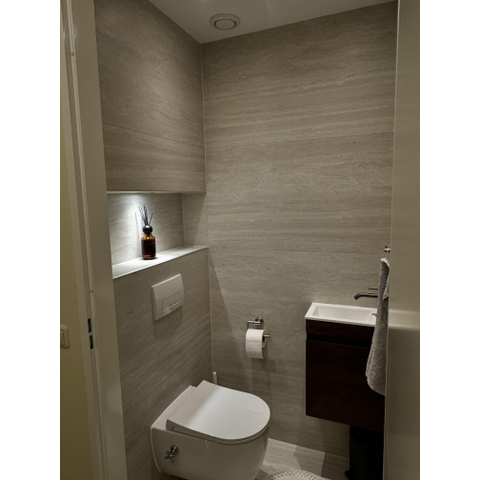 ÉCHANTILLON Terravito Dovaro Carrelage de sol et de mur - 60x120cm - rectifié - travertin - mat Beige SW1131025