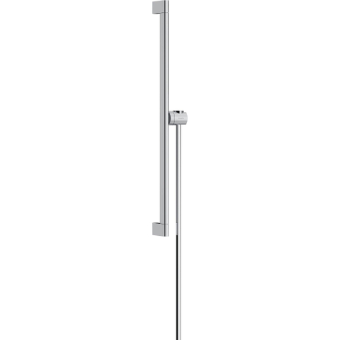 Hansgrohe Unica Glijstang S Puro - 65 cm - met easy slide schuifstuk en isiflex - doucheslang - 160 cm - hoogglans chroom SW918098