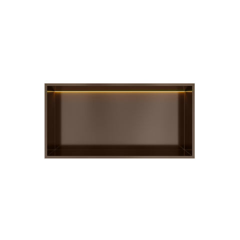 Hotbath &MORE Inbouwbox of inbouwnis - 30x60x10 - met LED - IP44 - tuscan bronze (brons) SW1246583