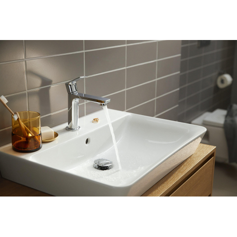 Hansgrohe Rebris e 1 greeps wastafelkraan - 110 - coolstart - zonder afvoer - hoogglans chroom SW796372