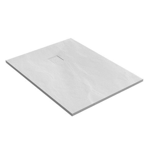 BRAUER Asteroid Receveur de douche 90x120 incl. antidérapant et antibactérien marbre minéral blanc mat SW543399