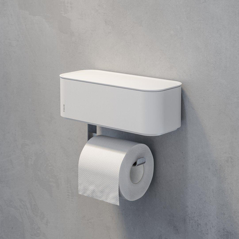 Tiger 2-Store Toiletrolhouder met opbergbakje Wit SW916680