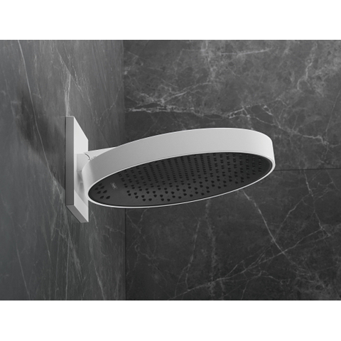 Hansgrohe RainFinity PowderRain - hoofddouche 360 - 3jet - met douchearm 10-30° verticaal kantelbaar - diameter 36cm - mat wit SW358868