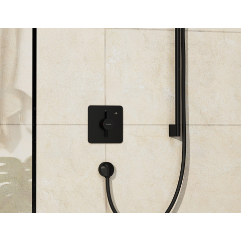 Hansgrohe DuoTurn Q Inbouw mengkraan - voor 1 functie - mat zwart SW918655