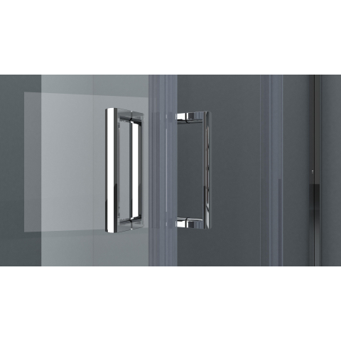 Adema Dawn Douchecabine - 80x80x185cm - vierkant - chroom SW1381736