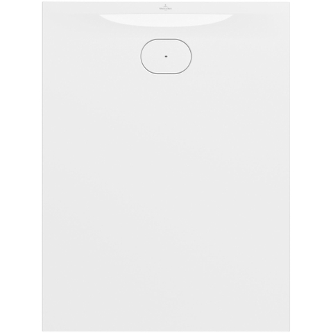 Villeroy & Boch Ecora douchebak - 120x90x3.5cm - afvoer korte zijde - white alpine (wit) SW1558995
