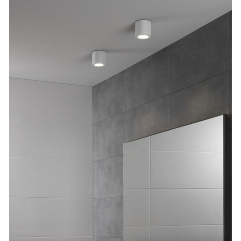 Astro Kos Round II Opbouwspots 8.5x8.5cm LED IP65 fitting GU10 chroom SW450989