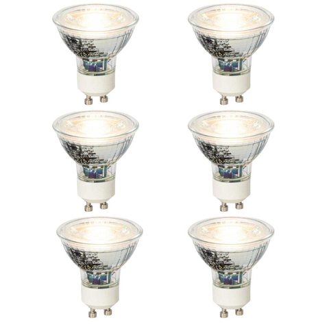 Luedd Lampe LED - set de 6 - GU10 - 4W - 3000K - 310LM - dimmable SW1211313