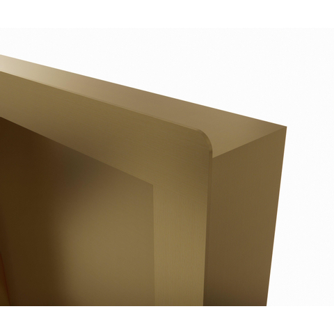 Fortifura Galeria Inbouwnis - 30x30x7cm - PVD - geborsteld messing (goud) SW809409