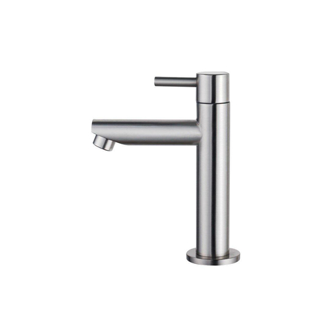 QeramiQ Fuente fonteinset – halfrond – 40x21.5x12 cm – keramiek beige – kraangat rechts – kraan geborsteld RVS SW1232816