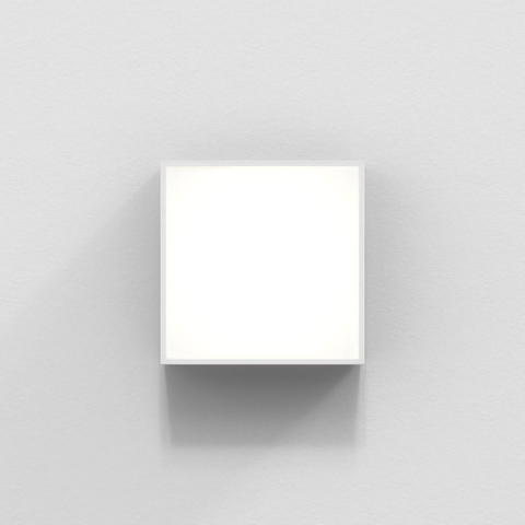 Astro Kea 140 Square LED Lampe murale 14x14x5.6cm IP65 éclairage intégré Blanc SW378185